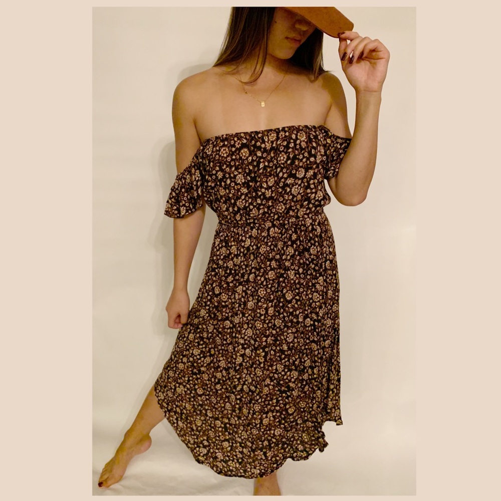 Amuse Society Off the Shoulder Dress